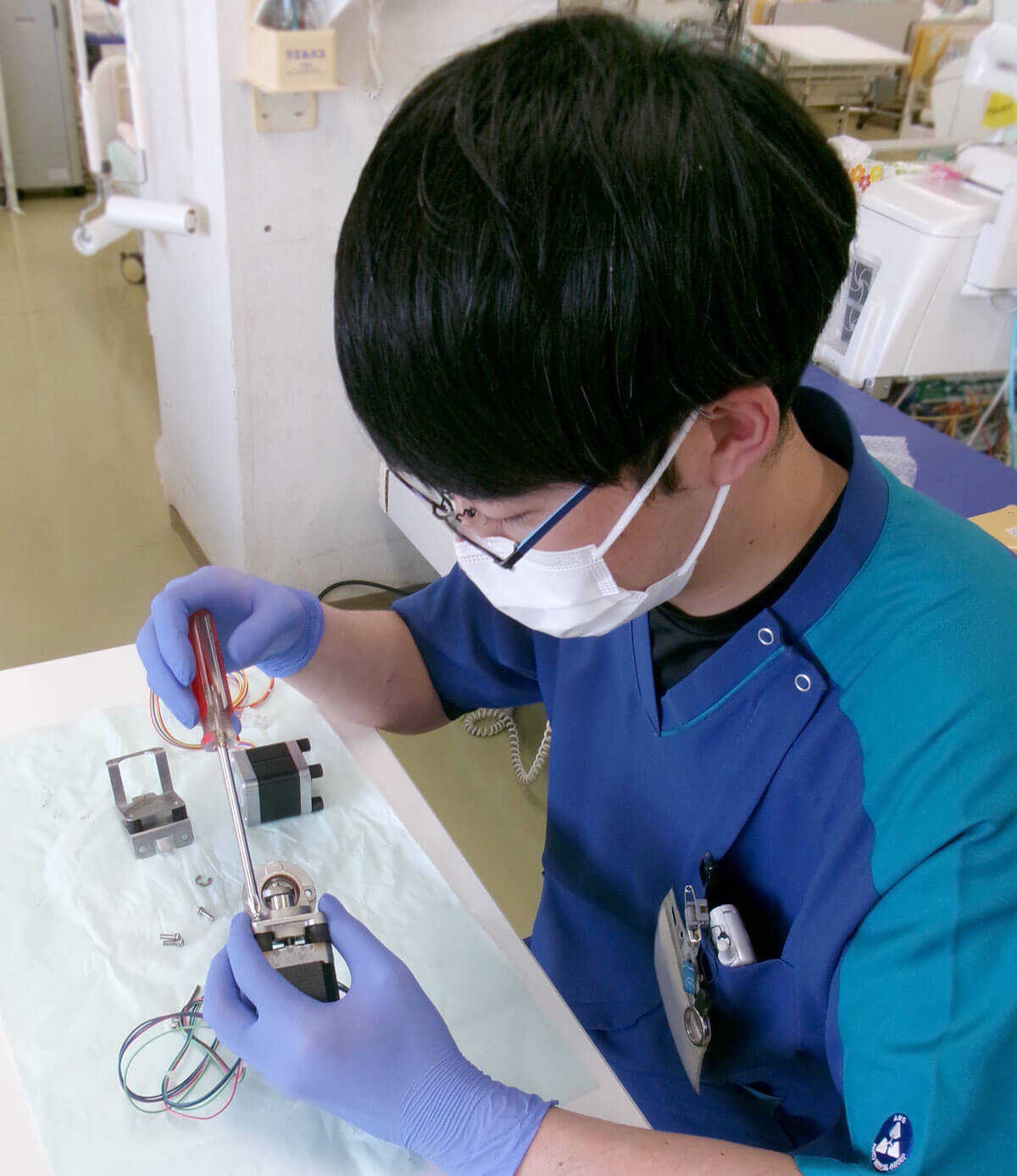 透析室　コンソール　メンテナンス